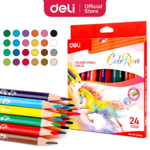 Colorun Colored Pencil-Full-24 | High Quality | Vibrant | Safe | 24 colors