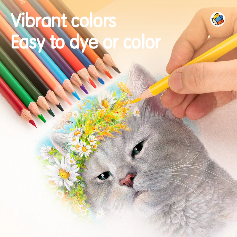 Colorun Colored Pencil-Full-12 | High Quality | Vibrant | Safe | 12 colors - Image 4