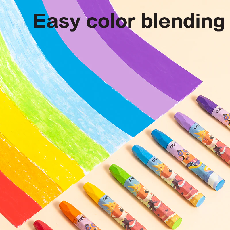 Color wow Oil Pastel-24 | Smooth | Non-Toxic | Smudge free | 24-colors - Image 4