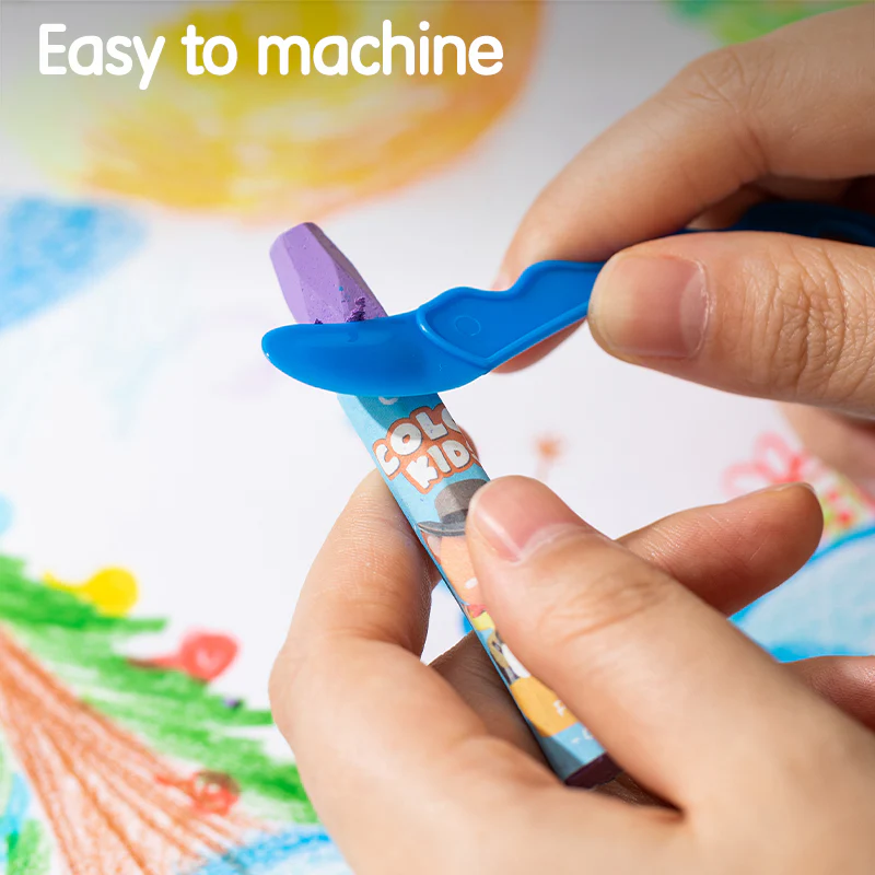 Color Kids Oil Pastel-Plastic | 12 Color palette | Smooth | Eco friendly & safe | Easy grip - Image 2