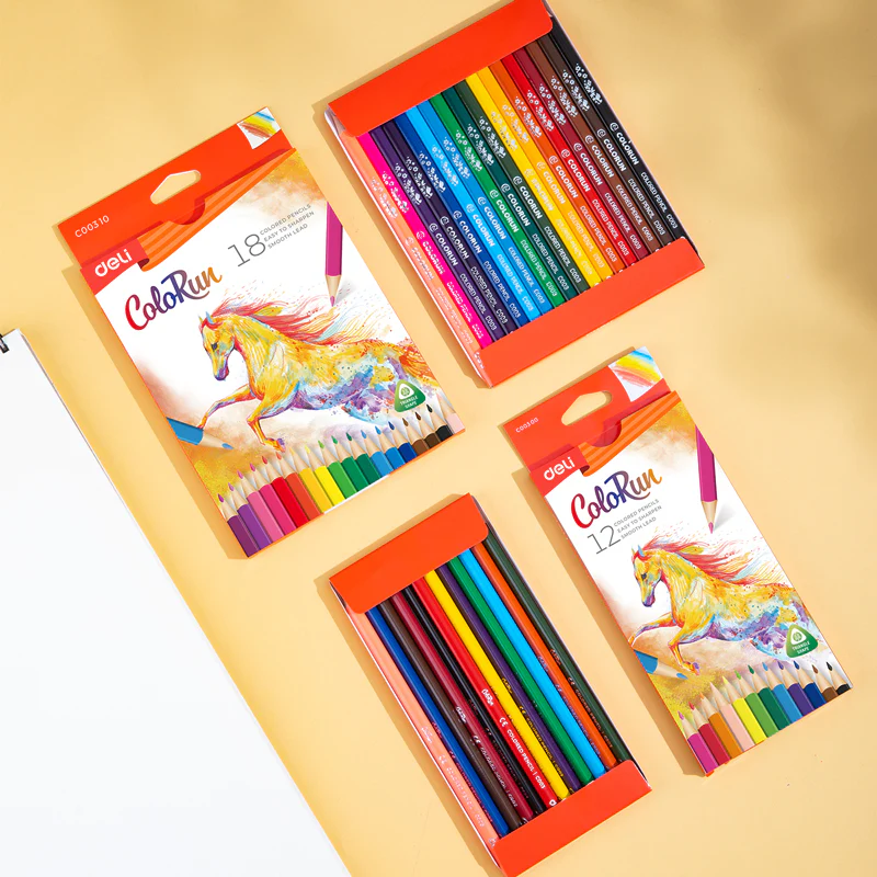 Colorun Colored Pencil-Full-12 | High Quality | Vibrant | Safe | 12 colors - Image 5