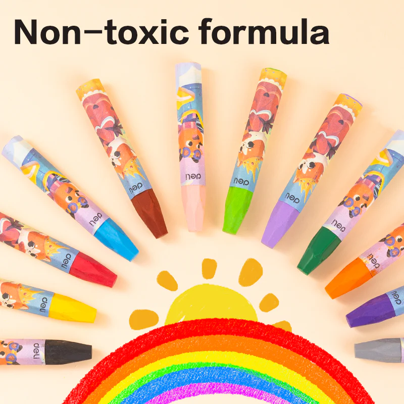 Color wow Oil Pastel-24 | Smooth | Non-Toxic | Smudge free | 24-colors - Image 5