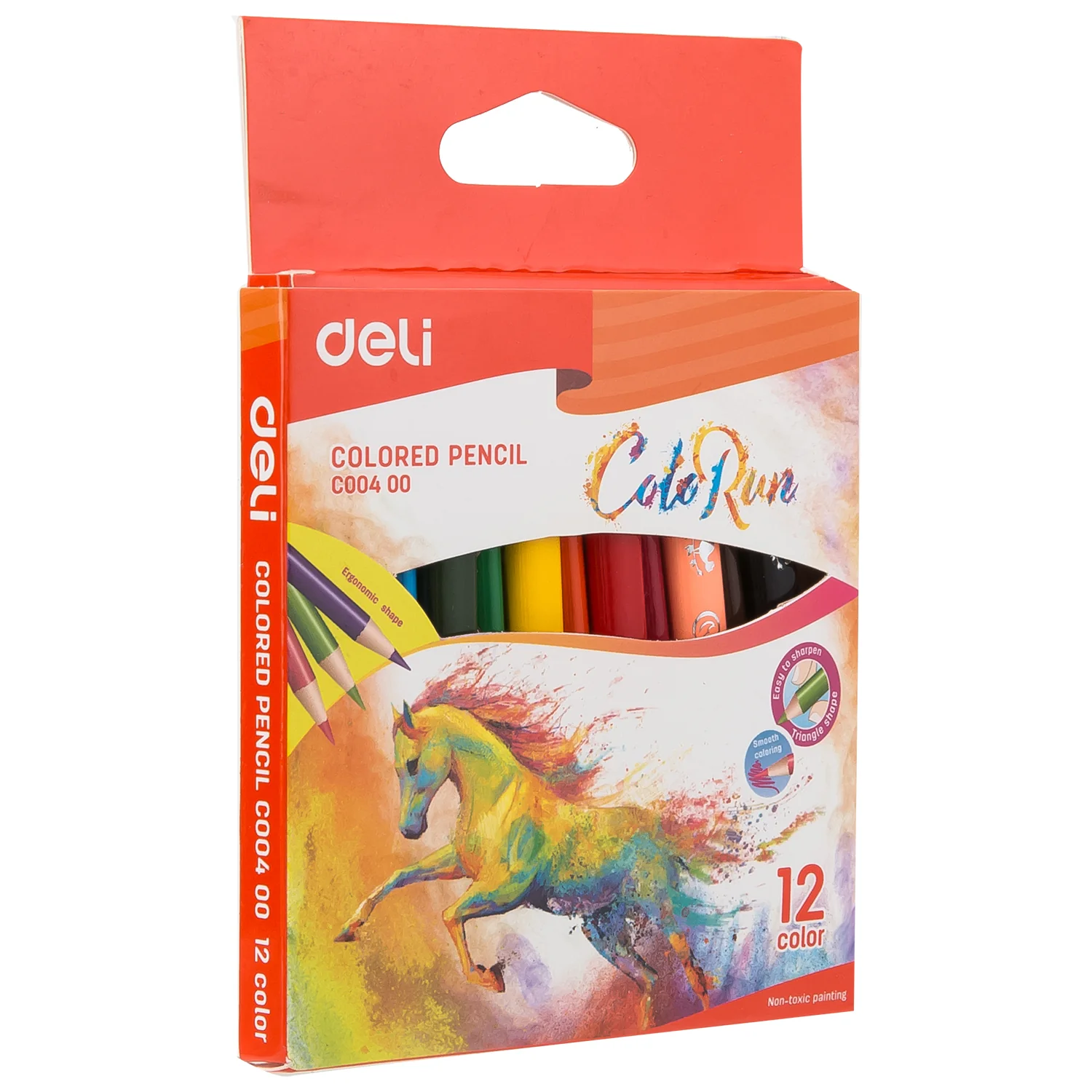 Colorun Colored Pencil-Half-12 | High Quality | Vibrant | Safe | 12 colors | handy - Image 6