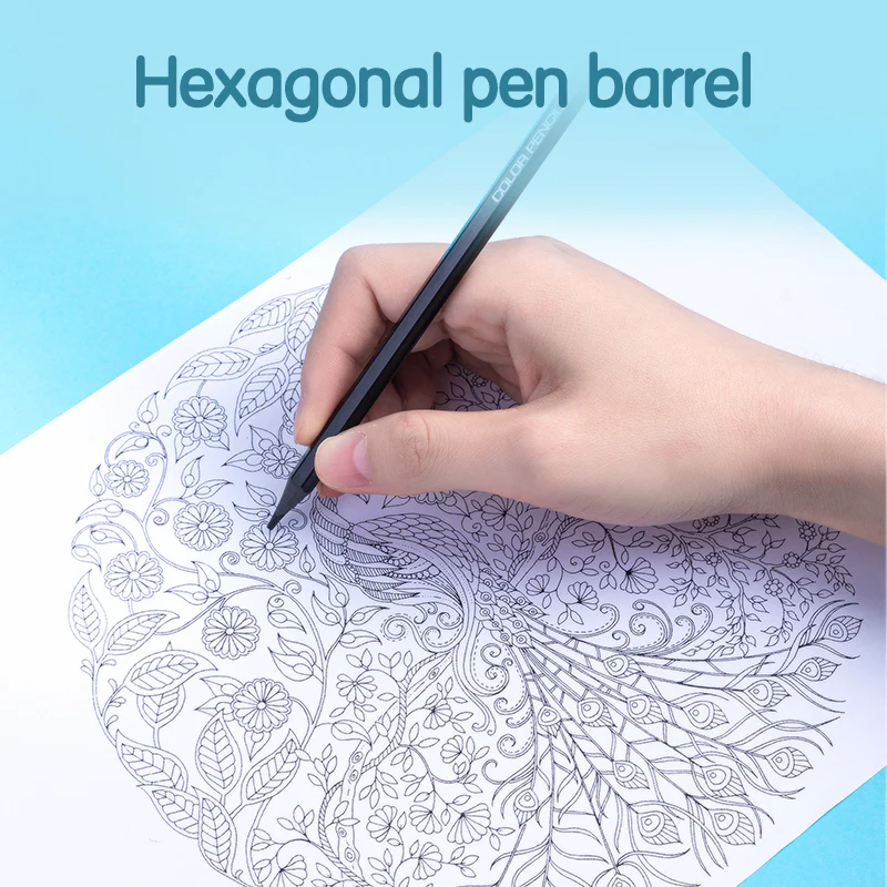 Deli Erasable Colored Pencil Tin | Vibrant | Erasable | Non toxic | 12 colors - Image 5