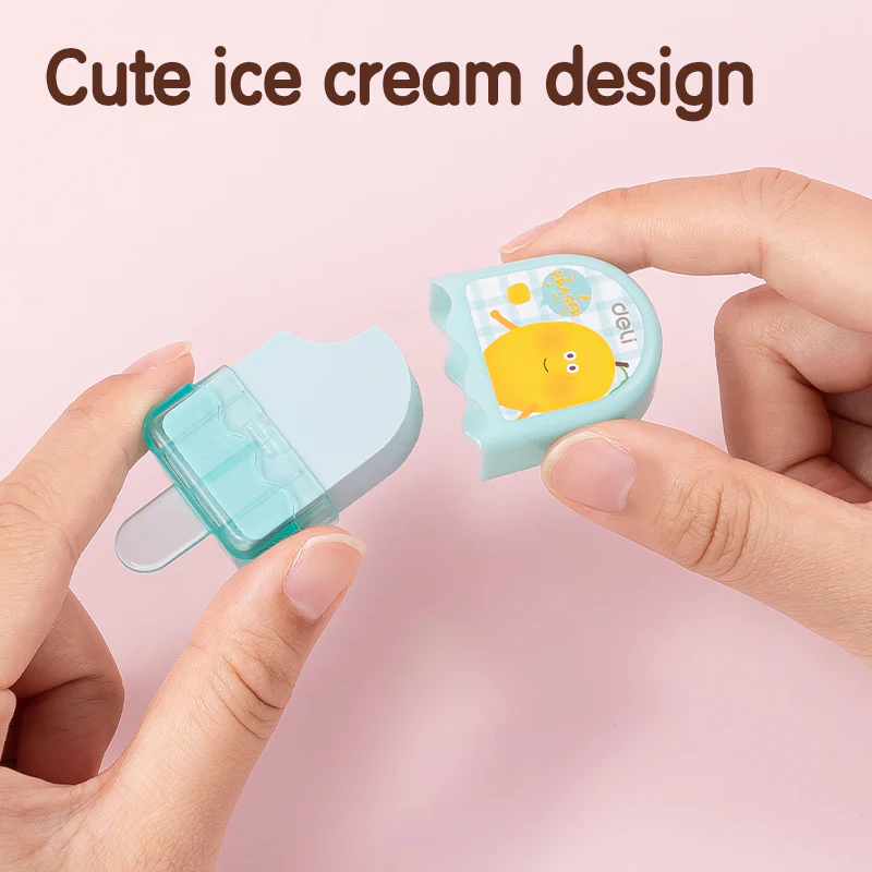Deli Ice-cream Eraser - Smudge free superior performance - Image 3