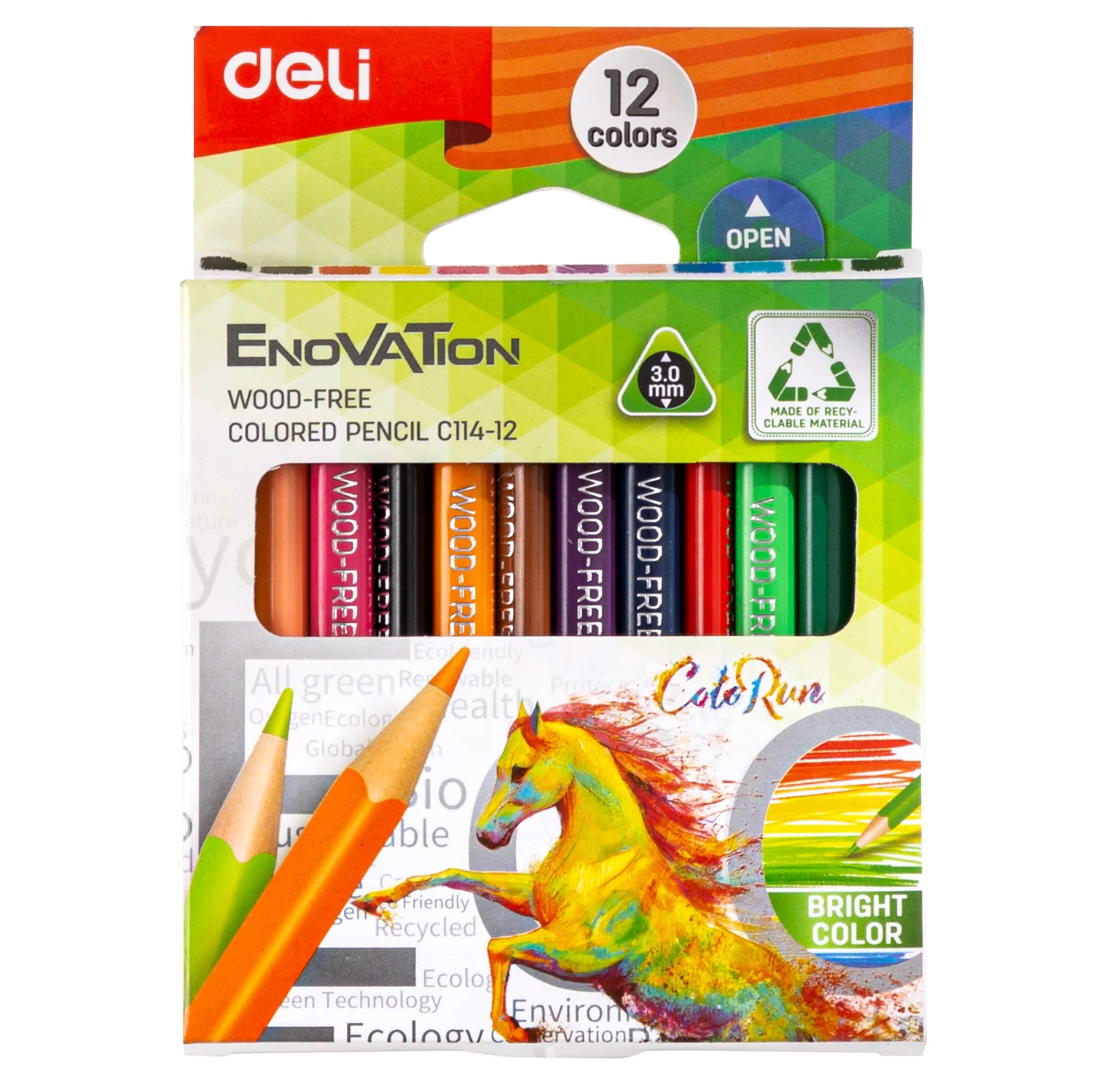 Enovation Colored Pencil-Half | Vibrant | Durable | Comfortable - Image 3