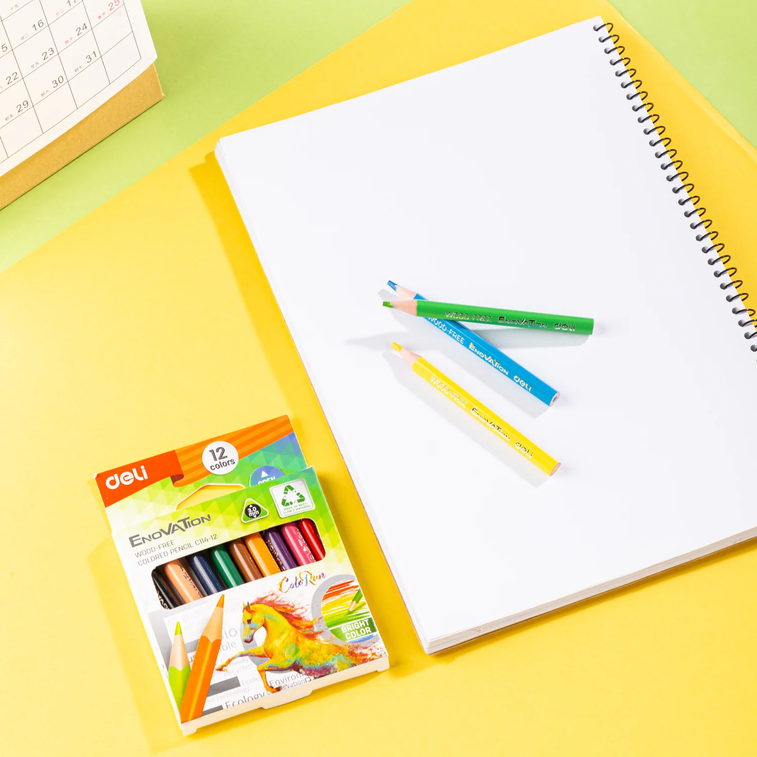 Enovation Colored Pencil-Half | Vibrant | Durable | Comfortable - Image 6