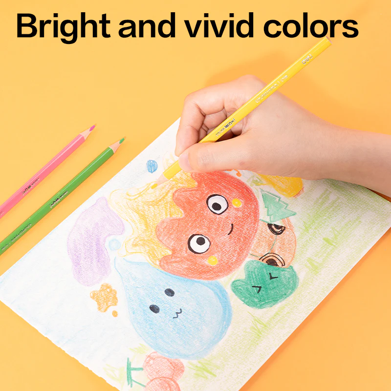 WOW Colored Pencil-Full-24 | Vibrant | Light-weight | Flawless coloring | 24 colors - Image 4
