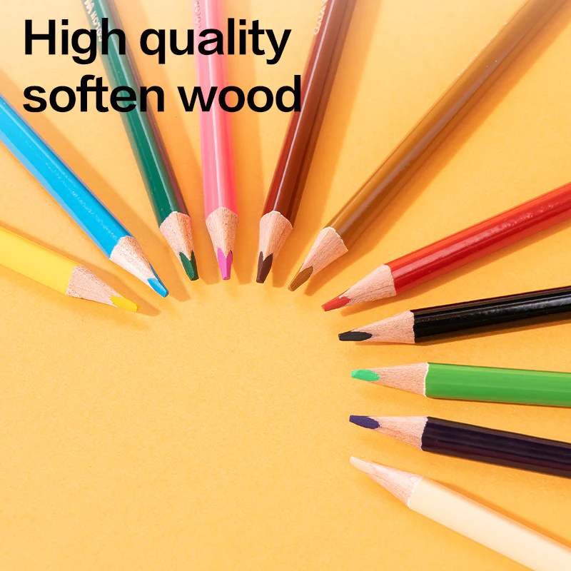 WOW Colored Pencil-Full-24 | Vibrant | Light-weight | Flawless coloring | 24 colors - Image 5