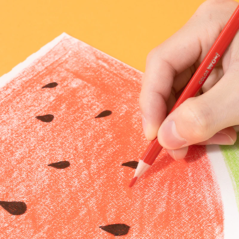 WOW Colored Pencil-Full-24 | Vibrant | Light-weight | Flawless coloring | 24 colors - Image 6