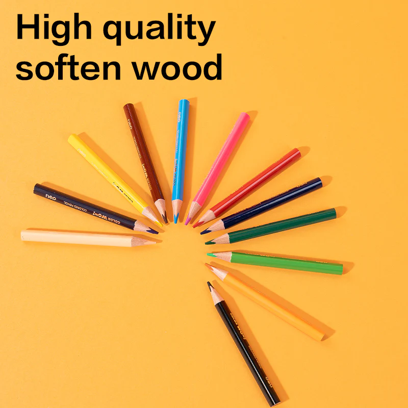 WOW Colored Pencil-Half-12 | Vibrant | Triangular barrel | Reliable | 12 colors | Handy - Image 5