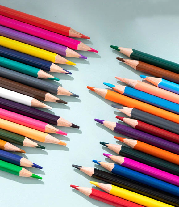 Colorun Colored Pencil-tin-24 | Vibrant | Safe | Free sharpener | 24 colors - Image 2