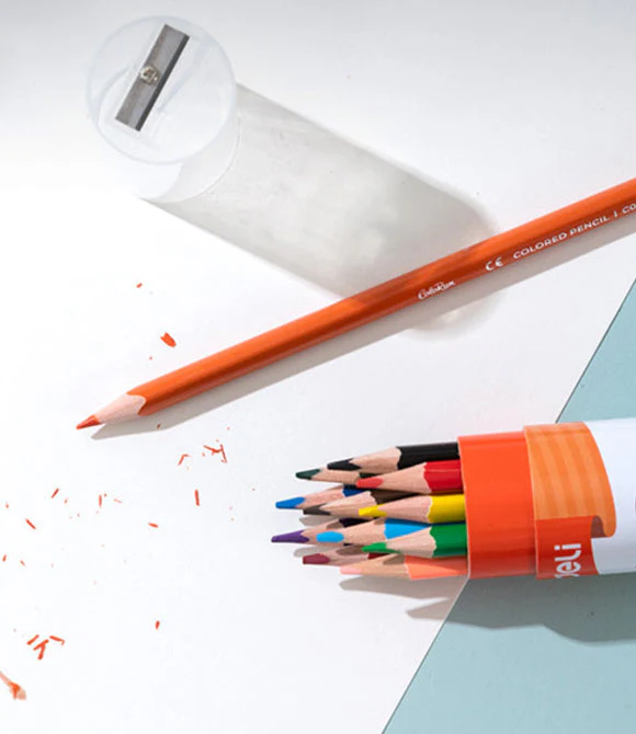Colorun Colored Pencil-tin-24 | Vibrant | Safe | Free sharpener | 24 colors - Image 3